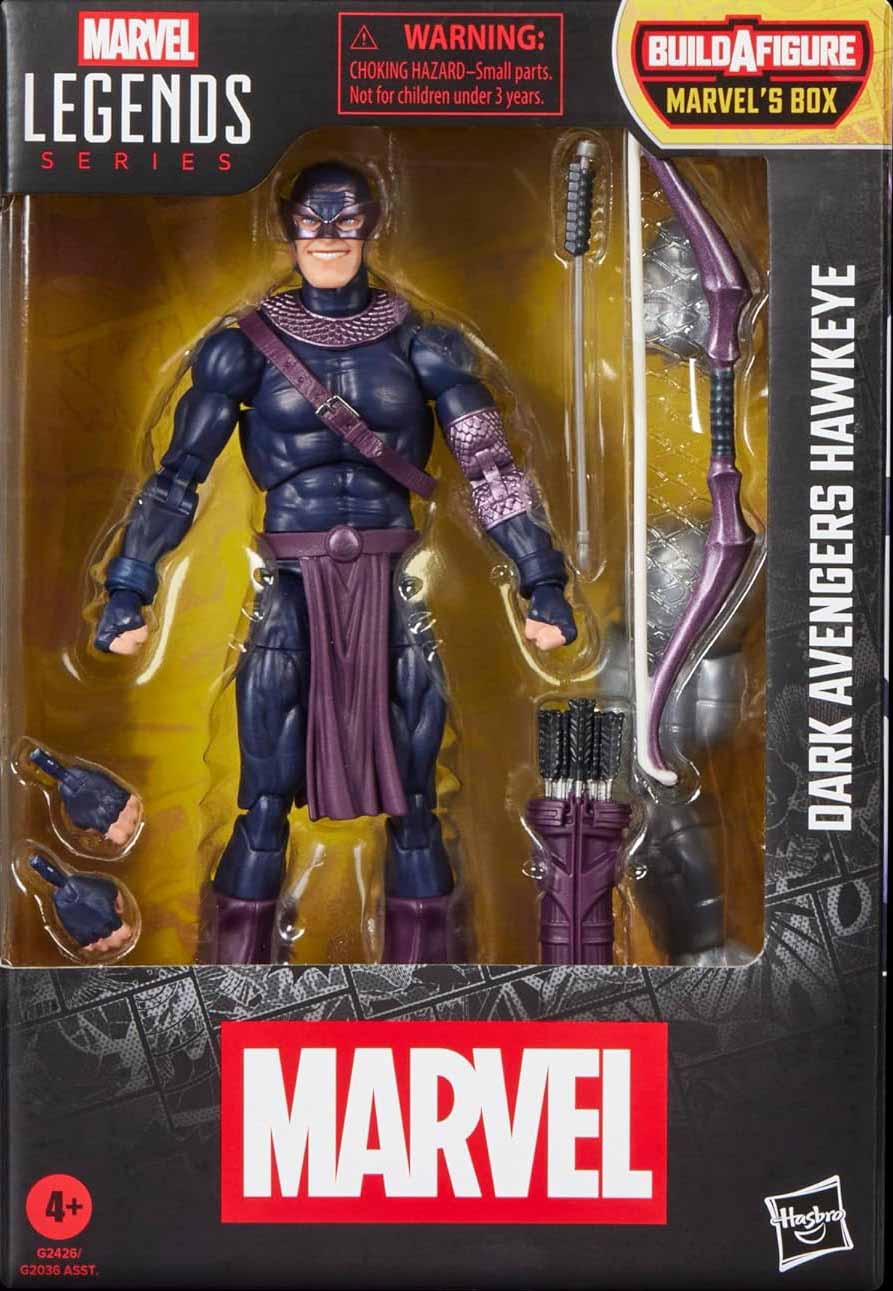 Marvel Legends 6 Inch Action Figure BAF Box - Dark Avengers Hawkeye (Pre-Order Ships August 2026)
