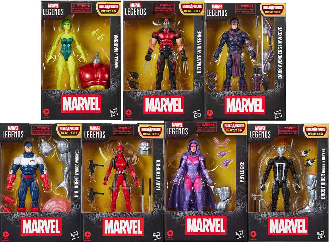 Marvel Legends 6 Inch Action Figure BAF Box - Set of 7 (Build-A-Figure Box) (Pre-Order Ships August 2026)