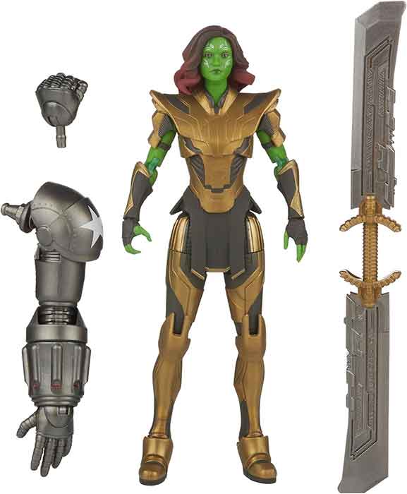 Marvel Legends Disney+ 6 Inch Action Figure BAF Hydra Stomper - Warrior Gamora - Image 2