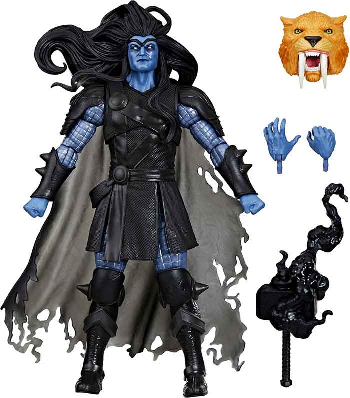 Marvel Legends 6 Inch Action Figure BAF Zabu - Black Winter Thor - Image 2