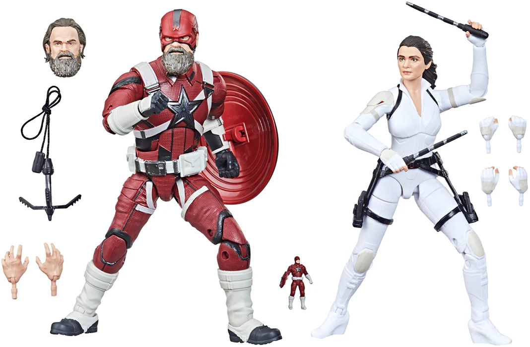 Marvel Legends Black Widow 6 Inch Action Figure 2-Pack - Red Guardian & Melina Vostkoff - Image 2
