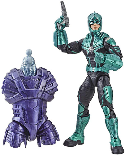 Marvel Legends Captain Marvel 6 Inch Action Figure BAF Kree Sentry - Yon-Rogg (Shelf Wear Packaging) - Image 2