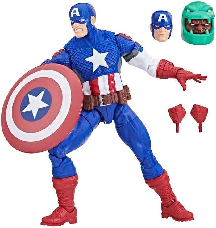 Marvel Legends Comics 6 Inch Action Figure BAF Puff Adder - Captain America Ultimates - Image 2