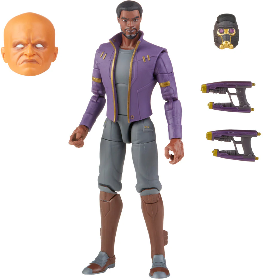 Marvel Legends Disney+ 6 Inch Action Figure What If BAF The Watcher - T'Challa Star-Lord - Image 2