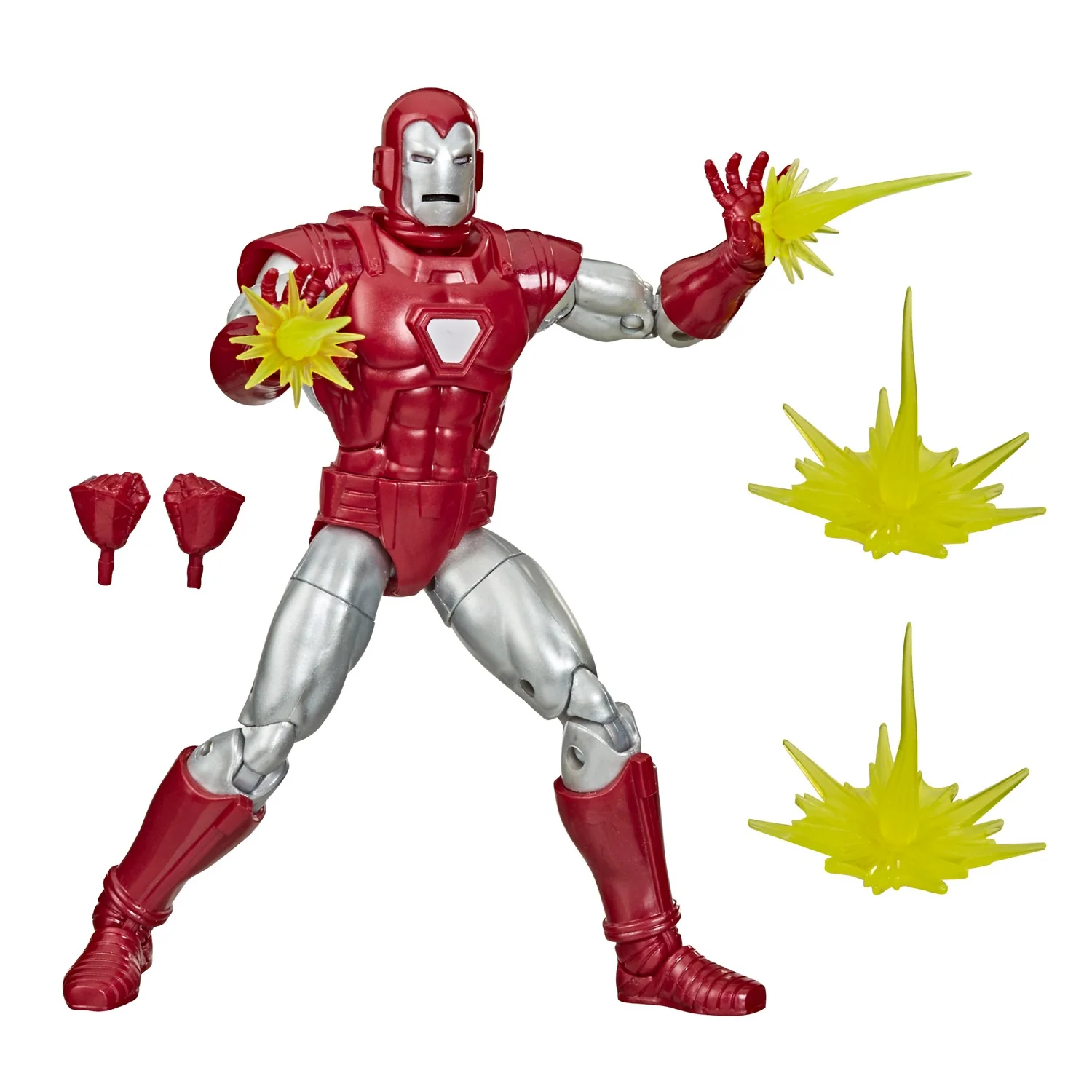 Marvel Legends 6 Inch Action Figure Exclusive - Silver Centurion Iron Man - Image 2
