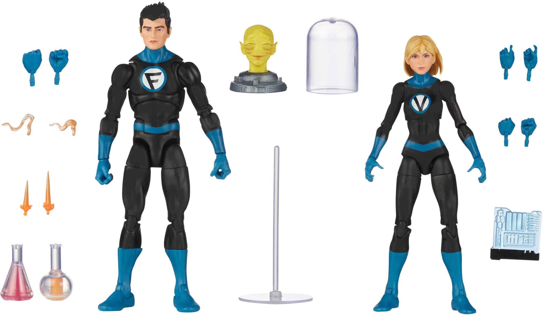 Marvel Legends FantasticFour 6 Inch Action Figure 2-Pack - Franklin Richards and Valeria Richards - Image 2