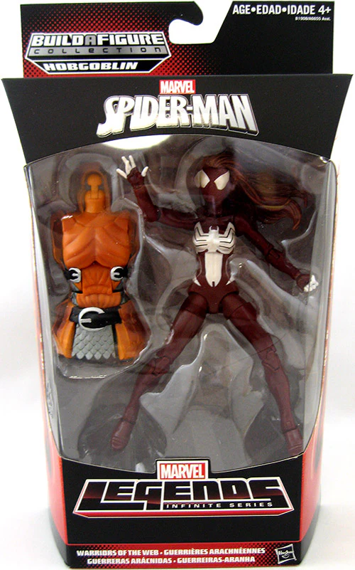 Marvel Legends Spider-Man 6 Inch Action Figure BAF Hobgoblin - Spider-Woman (Shelf Wear Packaging)