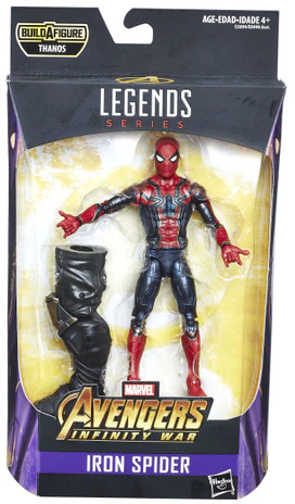 Marvel Legends Avengers 6 Inch Action Figure BAF Thanos - Iron Spider (Sub-Standard Packaging)