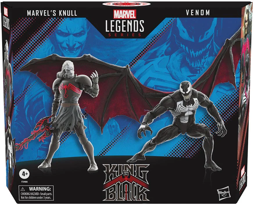 Marvel Legends King In Black 6 Inch Action Figure 2-Pack - Knull & Venom