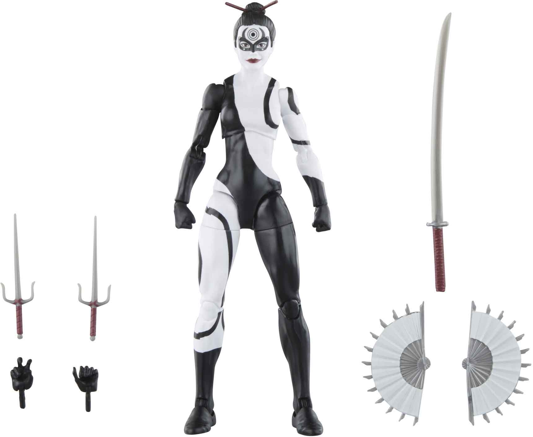Marvel Legends Marvel Knights 6 Inch Action Figure BAF Mindless One - Lady Bullseye - Image 2