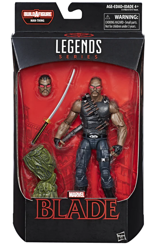 Marvel Legends Netflix 6 Inch Action Figure BAF Man-Thing - Blade (Sub-Standard Packaging)