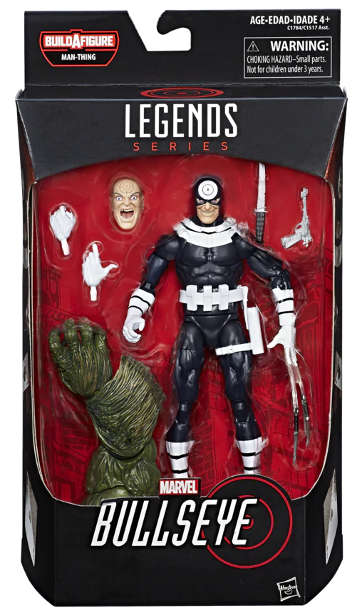 Marvel Legends Netflix 6 Inch Action Figure BAF Man-Thing - Bullseye