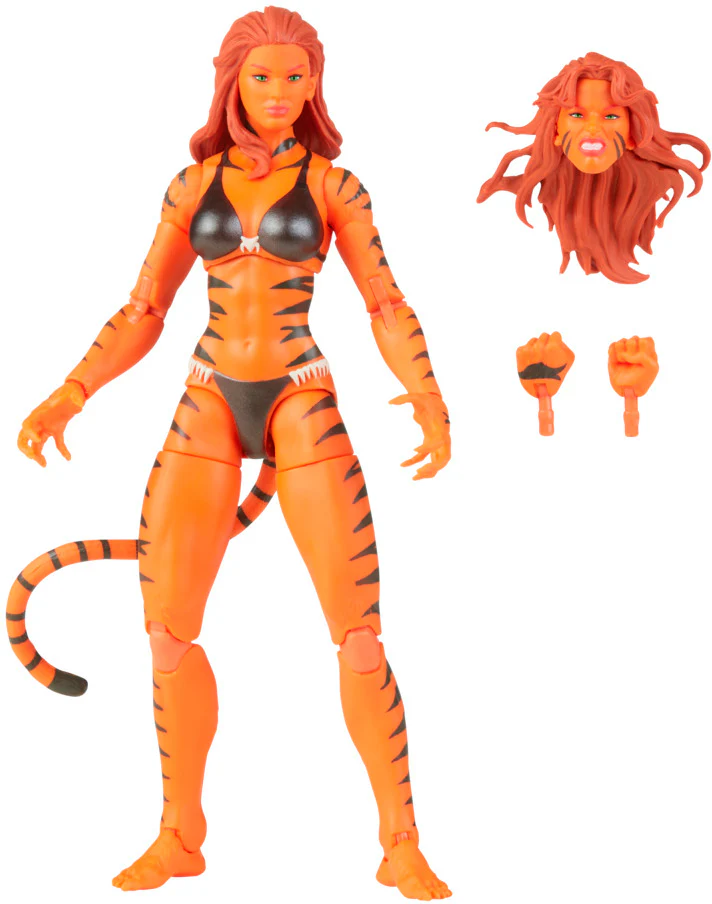 Marvel Legends Retro 6 Inch Action Figure Avengers Series - Tigra - Image 2