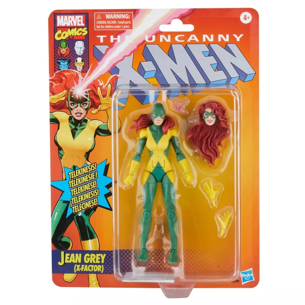 Marvel Legends Retro 6 Inch Action Figure Exclusive - Jean Grey (X-Factor) (Sub-Standard Packaging)