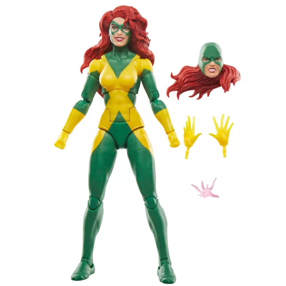 Marvel Legends Retro 6 Inch Action Figure Exclusive - Jean Grey (X-Factor) (Sub-Standard Packaging) - Image 2
