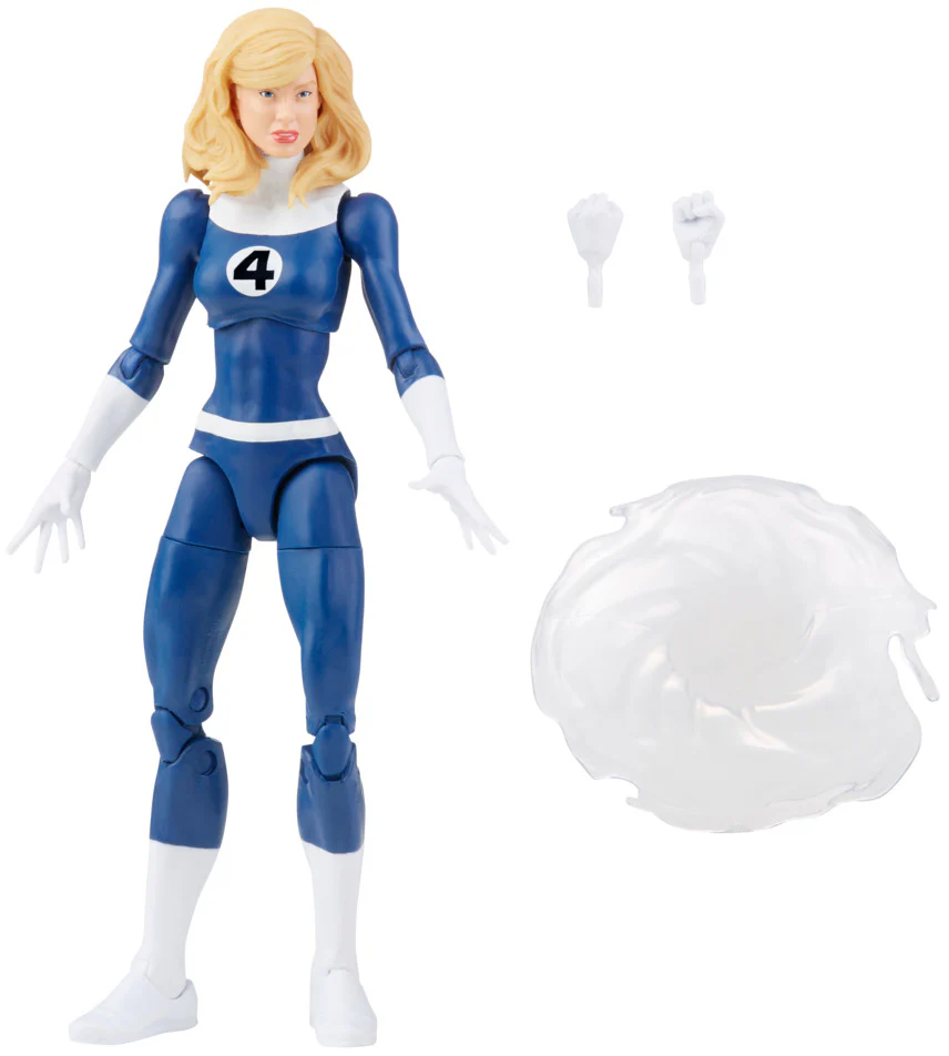 Marvel Legends Retro 6 Inch Action Figure Fantastic Four - Invisible Woman - Image 2