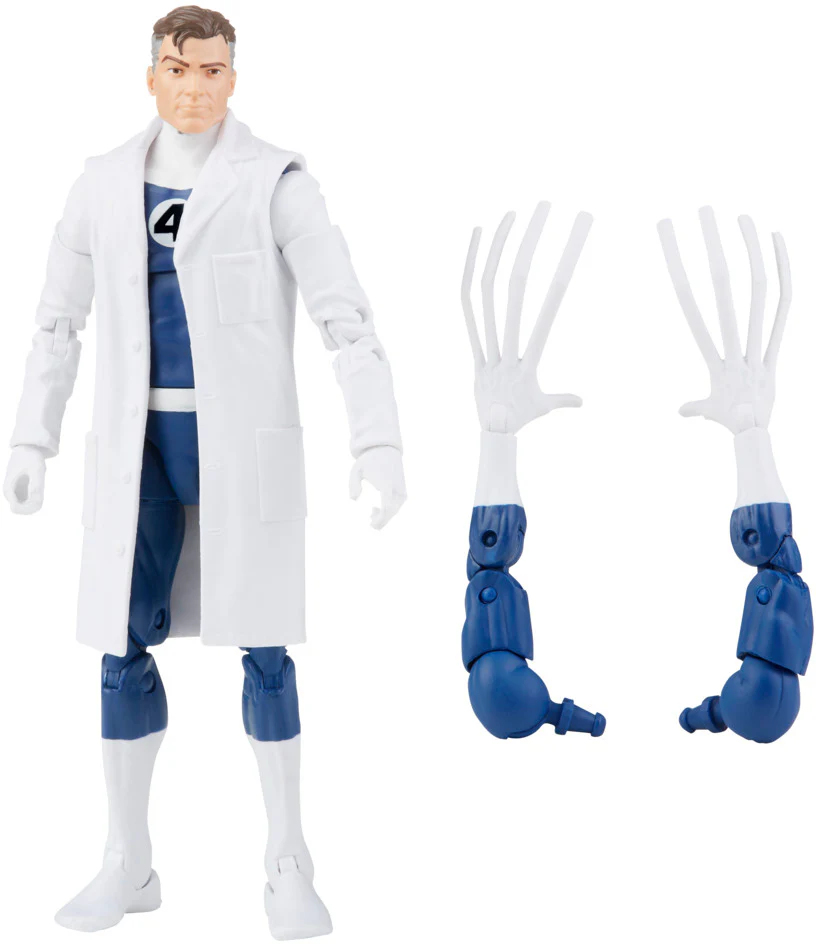 Marvel Legends Retro 6 Inch Action Figure Fantastic Four - Mr. Fantastic - Image 2