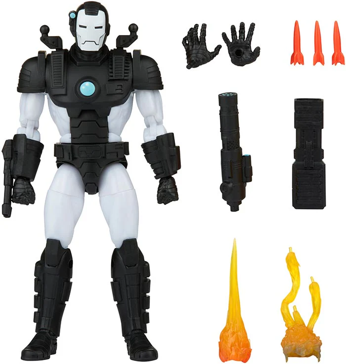 Marvel Legends Retro 6 Inch Action Figure Iron Man - War Machine - Image 2