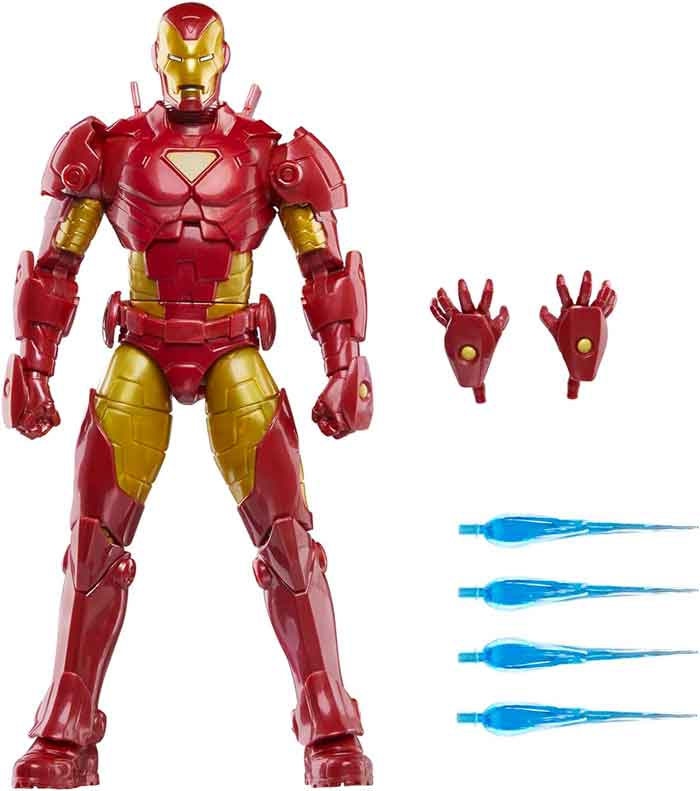 Marvel Legends Retro 6 Inch Action Figure Iron Man Wave 1 - Iron Man (Model 20) - Image 2