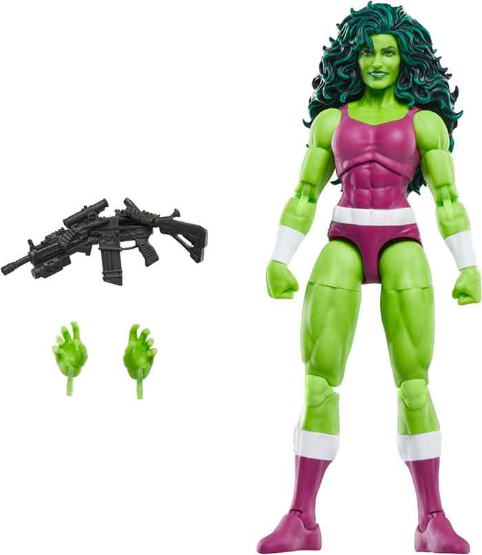 Marvel Legends Retro 6 Inch Action Figure Iron Man Wave 1 - She-Hulk - Image 2