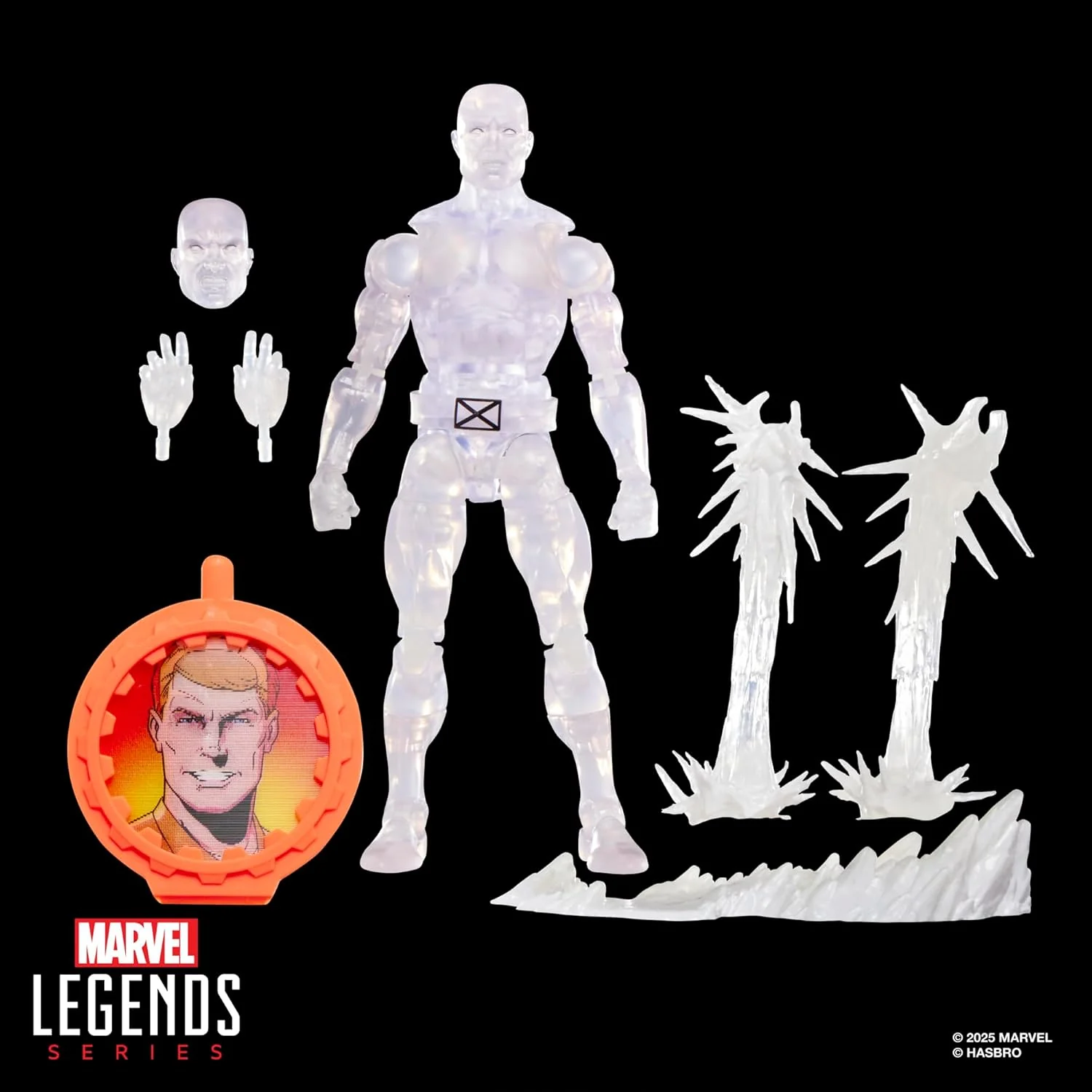Marvel Legends Retro 6 Inch Action Figure Secret Wars - Iceman - Image 2