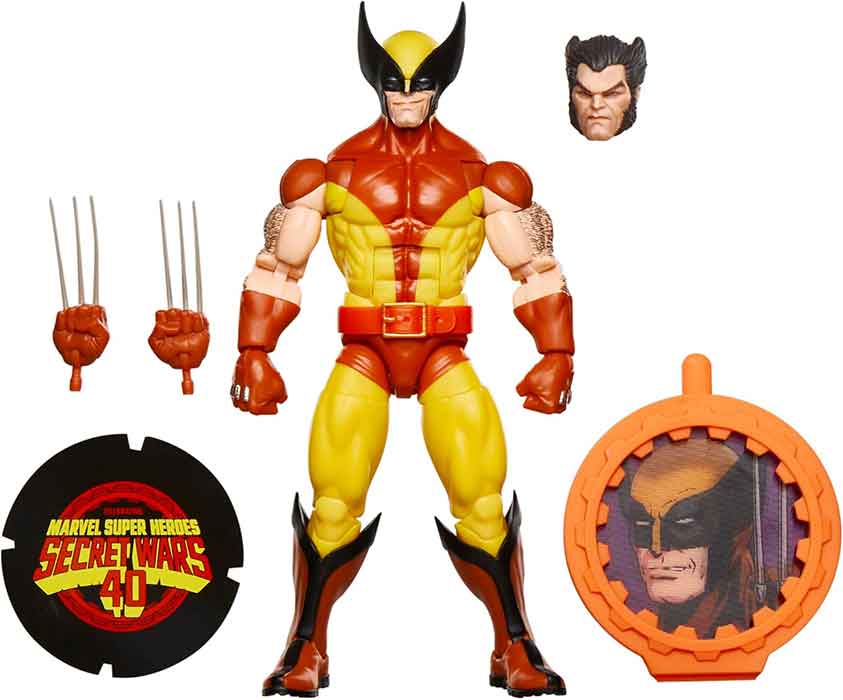 Marvel Legends Retro 6 Inch Action Figure Secret Wars Wave 1 - Wolverine - Image 2