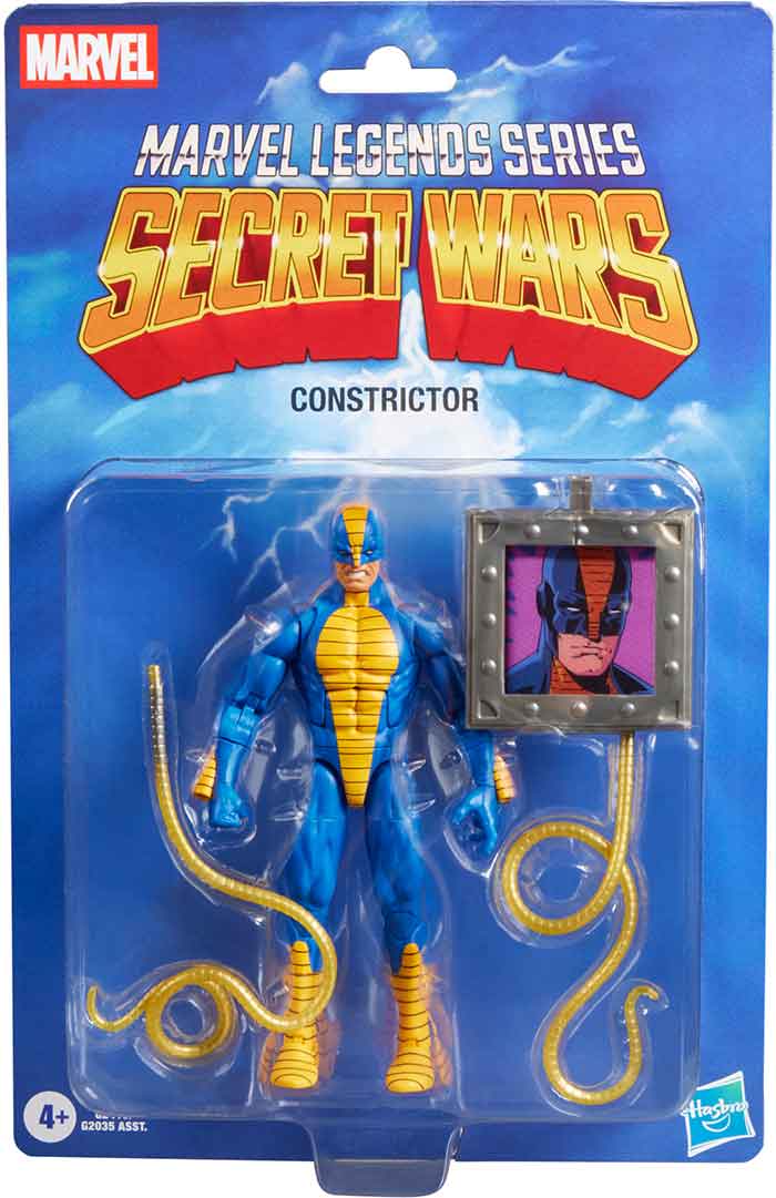 Marvel Legends Retro 6 Inch Action Figure Secret Wars Wave 2 - Constrictor (Pre-Order Ships June 2026)
