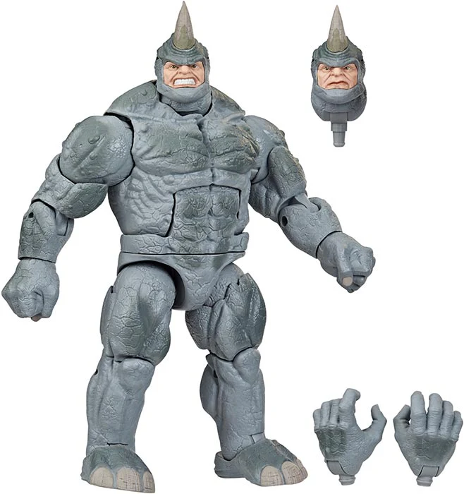 Marvel Legends Retro 6 Inch Action Figure Spider-Man - Rhino - Image 2