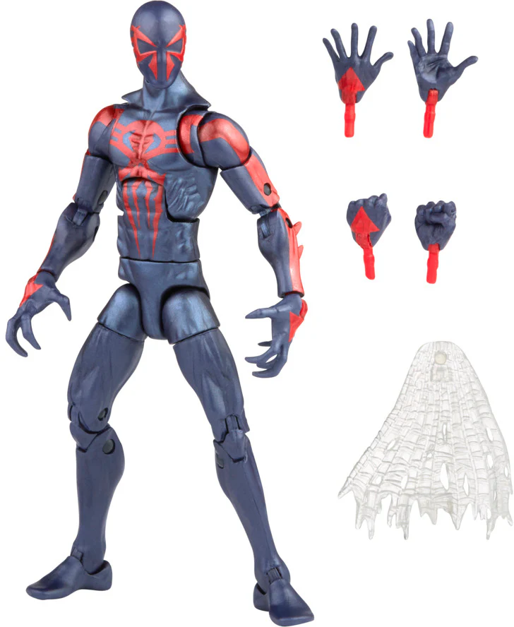Marvel Legends Retro 6 Inch Action Figure Spider-Man Series - Spider-Man 2099 - Image 2
