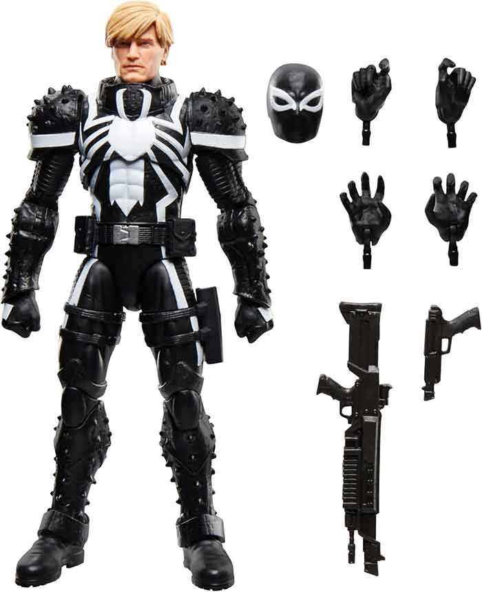 Marvel Legends Retro 6 Inch Action Figure Spider-Man Wave 5 - Agent Venom (Flash Thompson) - Image 2