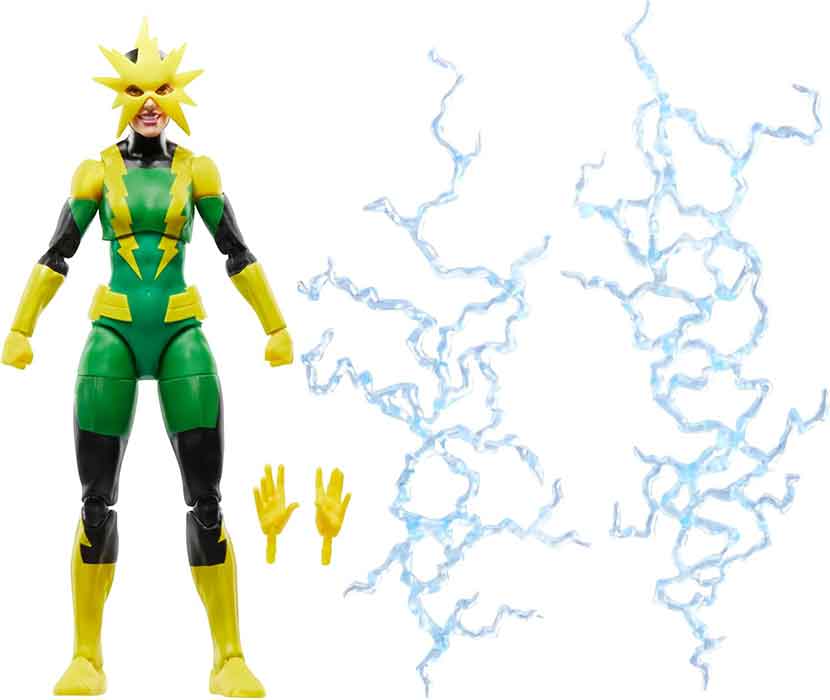 Marvel Legends Retro 6 Inch Action Figure Spider-Man Wave 5 - Electro (Francine Frye) - Image 2