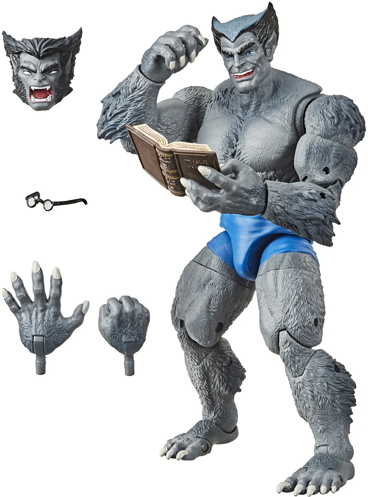 Marvel Legends Retro 6 Inch Action Figure X-Men Series - Grey Beast - Image 2