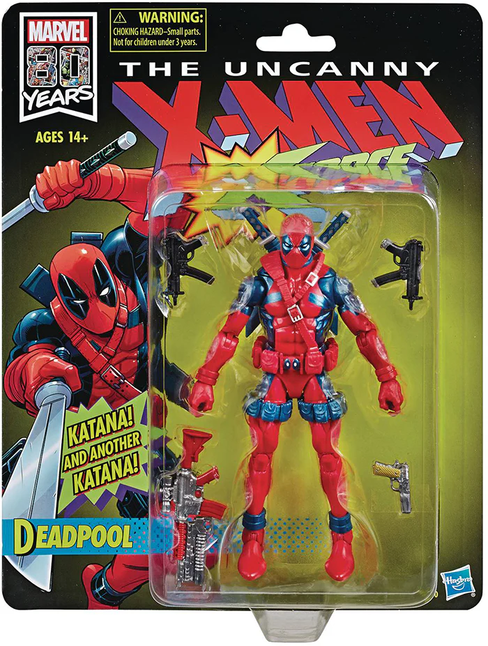 Marvel Legends Retro 6 Inch Action Figure X-Men Series - Deadpool Reissue