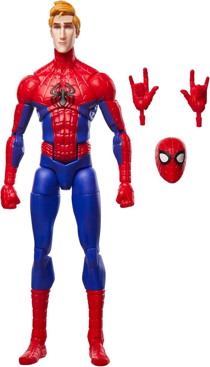 Marvel Legends Spider-Man 6 Inch Action Figure Across The Spider-Verse Wave 2 - Peter Parker - Image 2