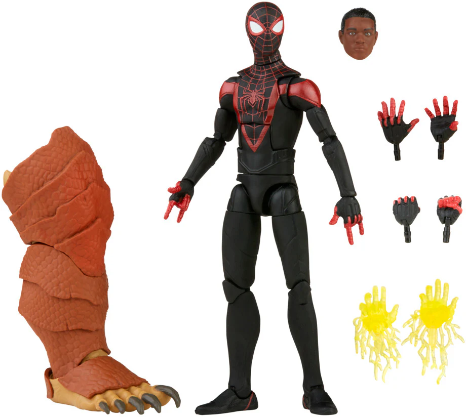 Marvel Legends Spider-Man 6 Inch Action Figure BAF Armadillo - Gamerverse Miles Morales (Sub-Standard Condition) - Image 2