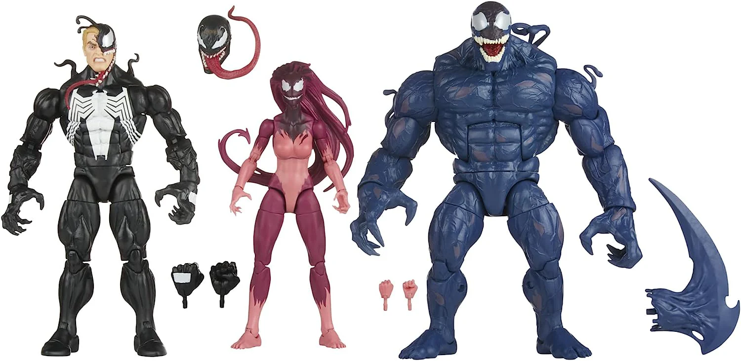 Marvel Legends Spider-Man 6 Inch Action Figure Box Set Exclusive - Venom Symbiotes Multipack - Image 2