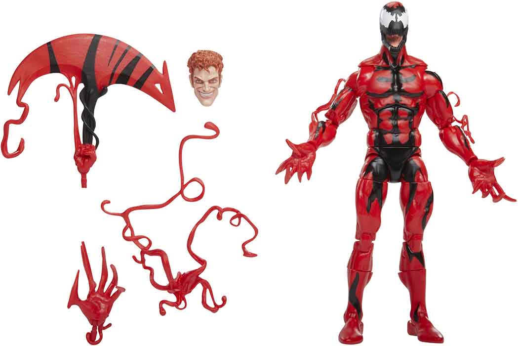 Marvel Legends Spider-Man 6 Inch Action Figure Retro 2-Pack - Black Spider-Man vs Carnage - Image 4
