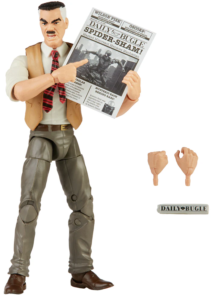 Marvel Legends Spider-Man 6 Inch Action Figure Retro - J. Jonah Jameson - Image 2