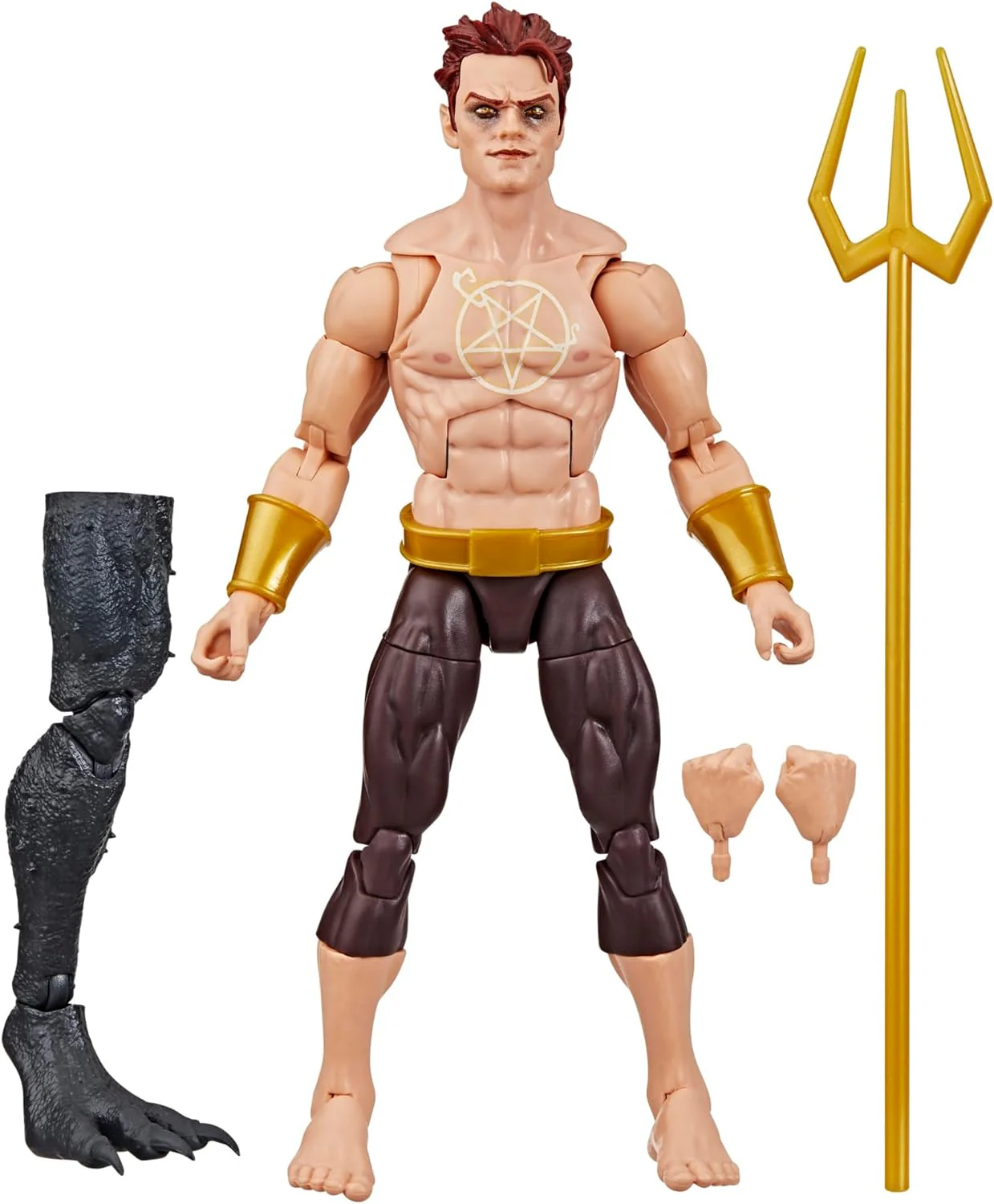 Marvel Legends Strange Tales 6 Inch Action Figure BAF Blackheart - Daimon Hellstrom - Image 2