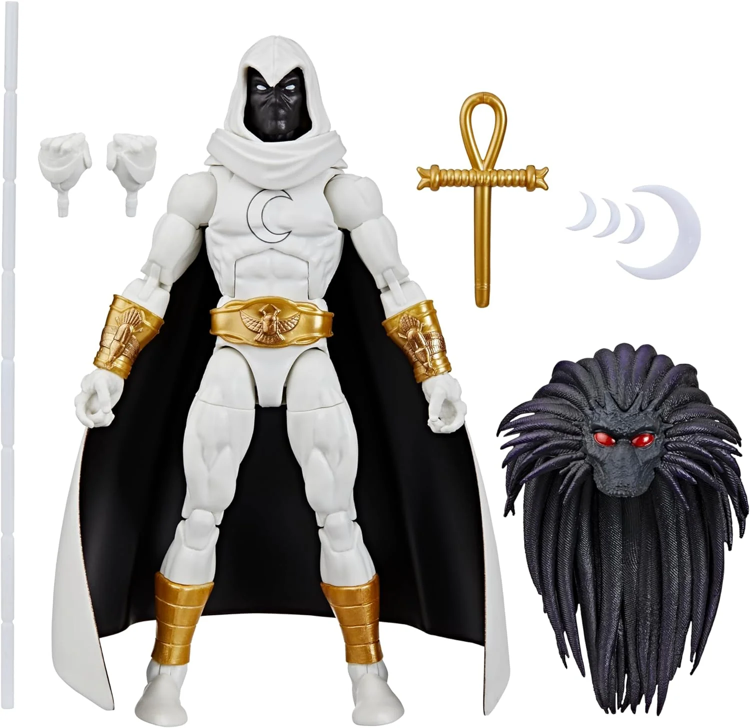 Marvel Legends Strange Tales 6 Inch Action Figure BAF Blackheart - Moon Knight - Image 2