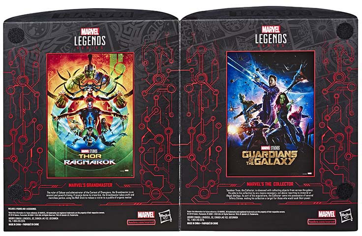 Marvel Legends Studios 6 Inch Action Figure Box Set Exclusive - The Collector and Grandmaster SDCC 2019 - Image 3