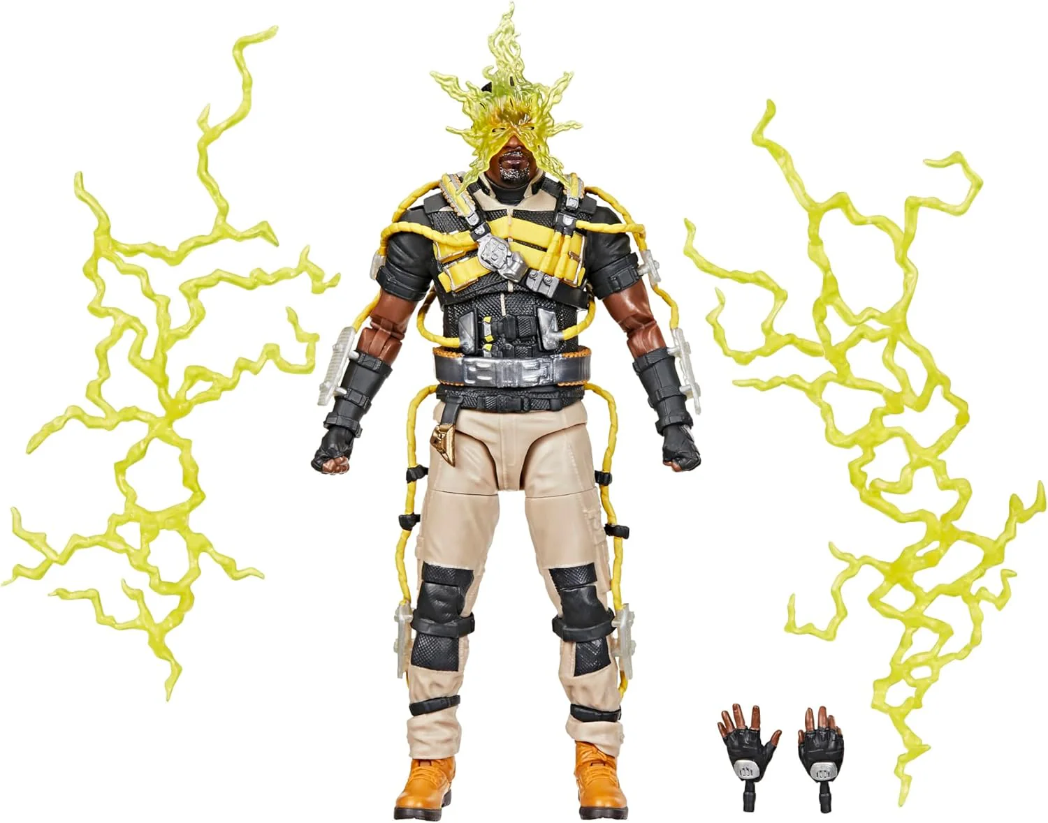 Marvel Legends Studios 6 Inch Action Figure Spider-Man No Way Home Deluxe - Electro - Image 2