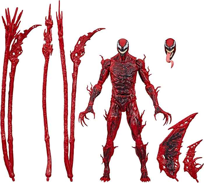 Marvel Legends Venom Let There Be Carnage 6 Inch Action Figure Deluxe - Carnage - Image 2