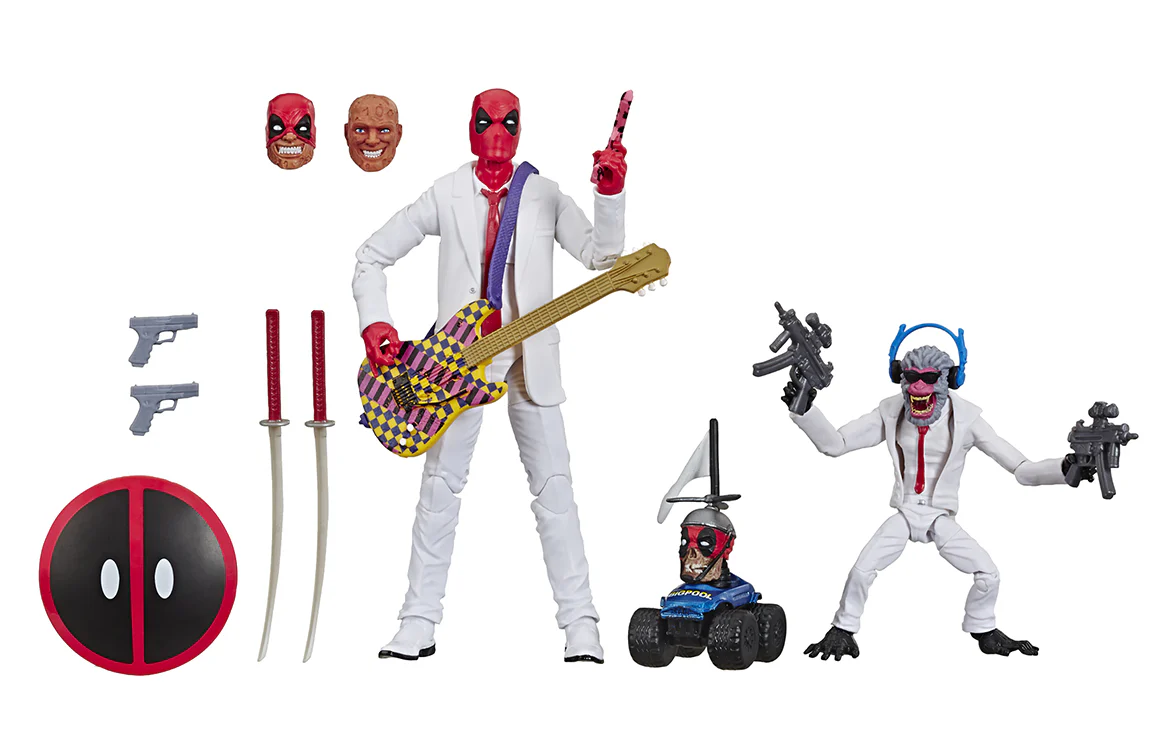 Marvel Legends X-Men 6 Inch Action Figure 2-Pack Series - Deadpool & Hit Monkey - Image 2