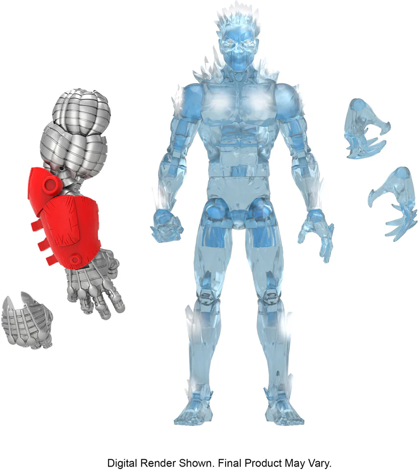 Marvel Legends X-Men 6 Inch Action Figure BAF Colossus - Iceman - Image 2