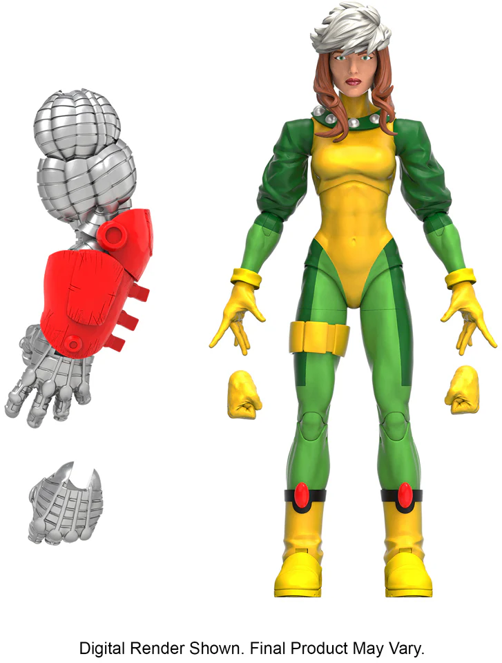 Marvel Legends X-Men 6 Inch Action Figure BAF Colossus - Rogue - Image 2