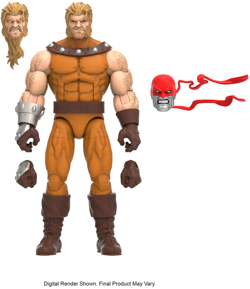 Marvel Legends X-Men 6 Inch Action Figure BAF Colossus - Sabretooth - Image 2