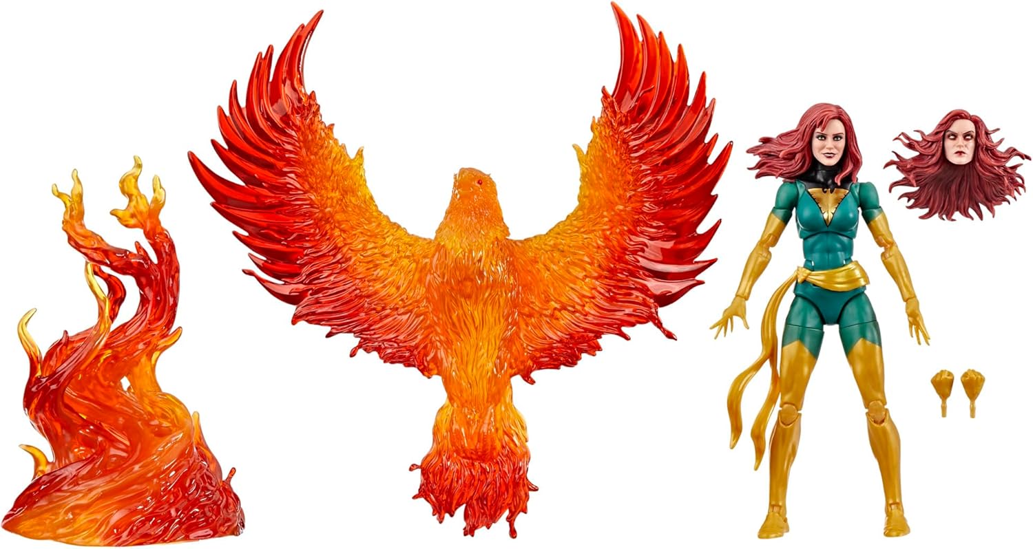 Marvel Legends X-Men 6" Figure Deluxe Exclusive - Jean Grey with Phoenix Force Display - Image 2