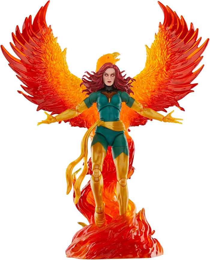 Marvel Legends X-Men 6" Figure Deluxe Exclusive - Jean Grey with Phoenix Force Display - Image 3