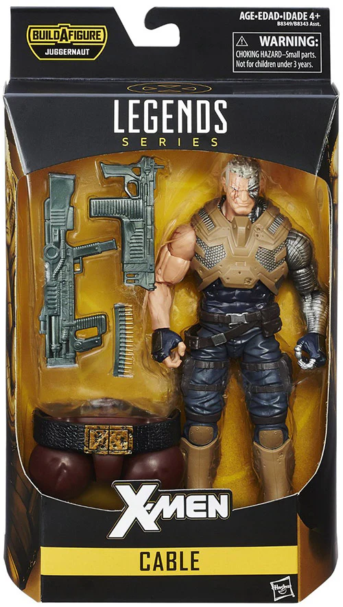 Marvel Legends X-Men 6 Inch Action Figure Juggernaut Series - Cable (Shelf Wear Packaging)
